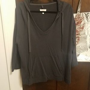L Lou & Grey Hooded pullover sweater